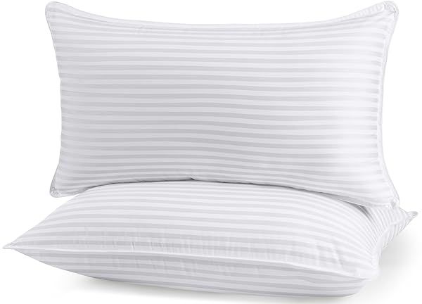 Utopia Bedding King Size Cooling Pillows - Hotel Quality Set of 2 for Side, Back & Stomach Sleepers