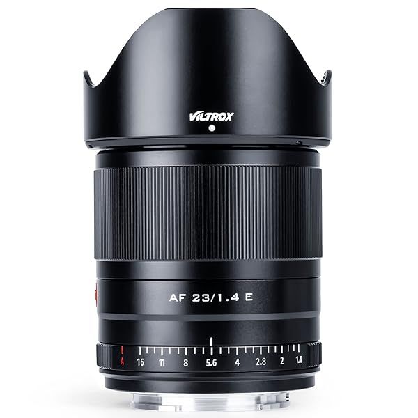 VILTROX 23mm F1.4 Sony E-Mount Lens: Auto Focus Prime for A6000, A6300, A6500 & A7 Series