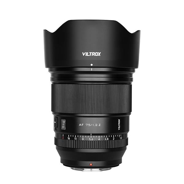 VILTROX PRO 75mm F1.2 Z Mount APS-C Prime Lens Autofocus for Nikon Z Cameras Z5 Z50 Z6 Z7 ZFC Z30 Z9 Z8