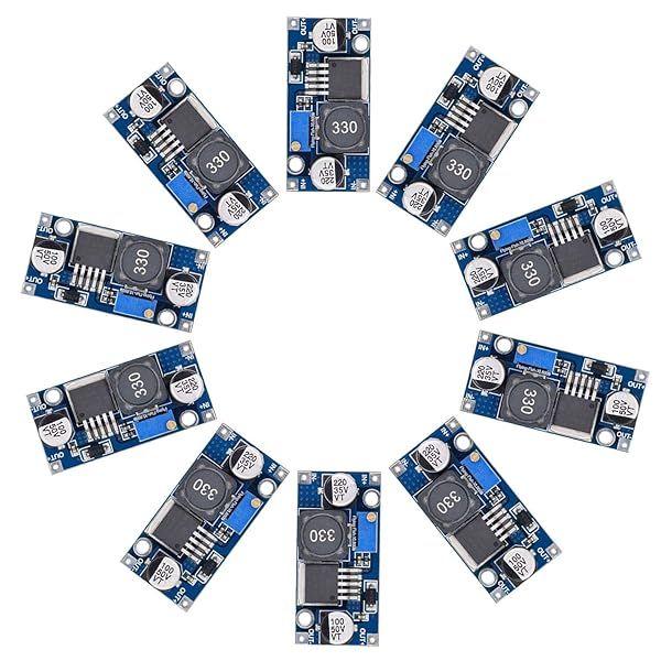 Valefod XL6009 DC-DC Boost Converter 3.0-30V to 5-35V - Pack of 10 Power Modules for Efficient Voltage Step-Up
