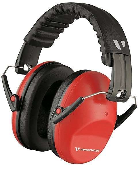 Vanderfields Noise-Cancelling Ear Muffs: 26dB Hearing Protection for Shooting, Lawn Mowing & DIY Projects