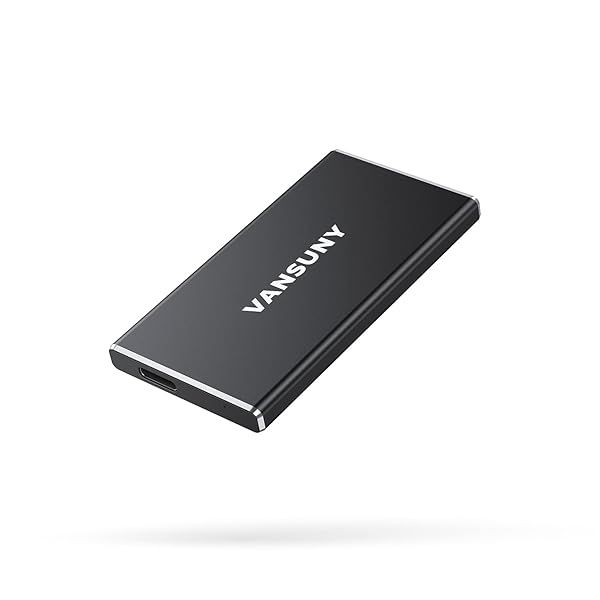 Vansuny 500GB Portable External SSD High-Speed USB 3.1 Gen2 Metal Mini Drive for PC Laptop Phones and More