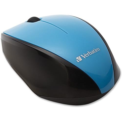 Verbatim Wireless Multi-Trac Mouse: Ergonomic 2.4GHz Blue LED Portable Mouse for Mac & Windows