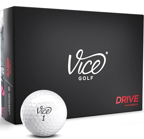 Vice Drive Golf Balls - High Performance & Distance (Package May Vary)