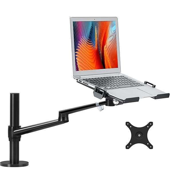 Viozon Adjustable Laptop/Projector Mount Stand for 12-17 inch Devices - VESA Compatible for 17-32 inch Monitors
