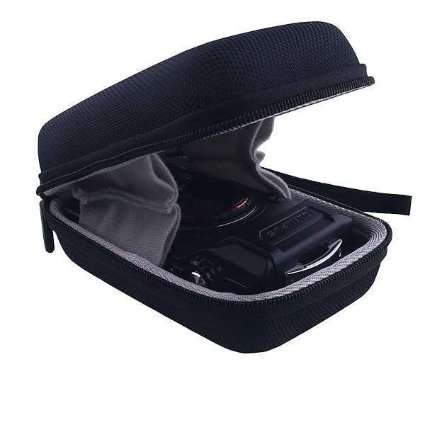 WERJIA Hard Carrying Case for Olympus Tough TG-7/TG-6/TG-5/TG-4 - Durable Black Camera Protection