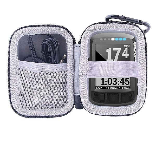 WERJIA Hard Carrying Case for Wahoo ELEMNT & Garmin Edge GPS Bike Computers - Durable Protection