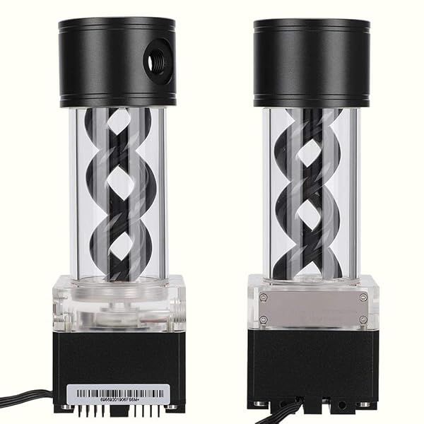 High-Performance Water Cooling Kit: 800L/H CPU Pump & T Virus Reservoir for Optimal PC Cooling