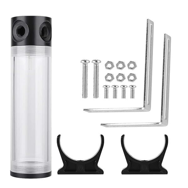 High-Performance 190mm POM Water Cooling Reservoir for PC - Efficient CPU Heat Sink Kit