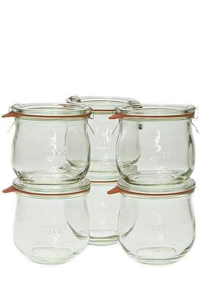 Buy Weck 746 Tulip Jars 1.5L - Set of 6 | Perfect for Canning & Storage