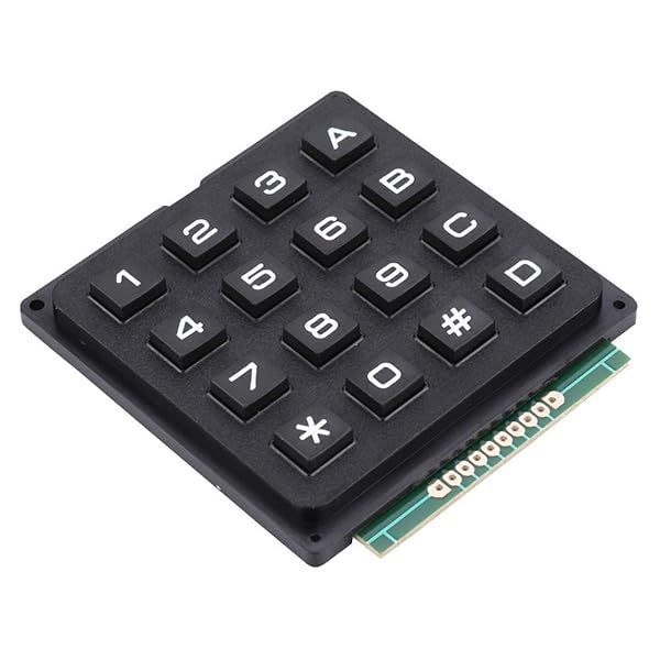 Buy Wendry 16-Key Numeric Keypad Module - Portable 4x4 Push Button External Keypad for MCU Projects