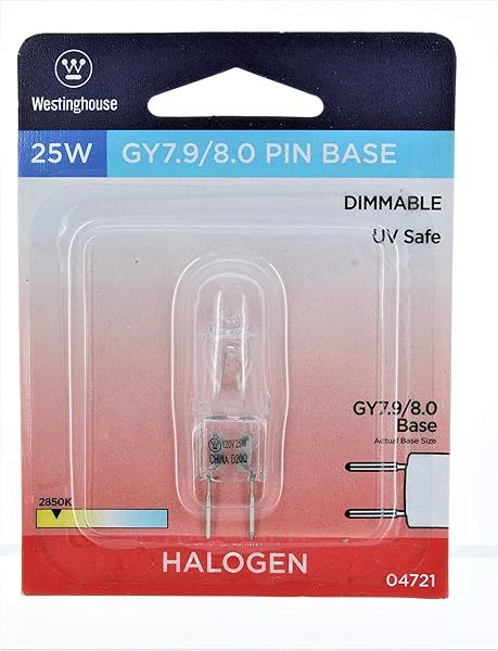 Buy Westinghouse 25W Halogen JCD T4 Gy7.9 Lamp - Clear, 1-11/16 In. | Fast Shipping!