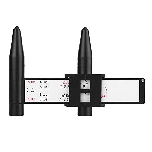 Wheel Rim Bolt Pattern Gauge Tool: Measure 4, 5, 6, & 8 Lug PCD Easily!