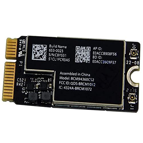 Willhom BCM94360CS2 Wifi Bluetooth Airport Wireless Card Replacement for MacBook Air 11&quot; A1465 (2013, 2014, 2015) 13&quot; A1466 (2013, 2014, 2015, 2017) (661-7465, 661-7481, 653-0023)
