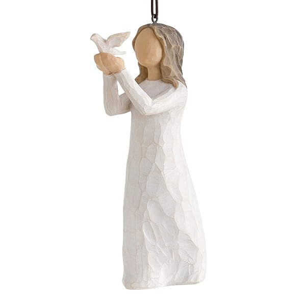 Willow Tree Soar Ornament: Hand-Painted Sculpted Figure for Meaningful Gifts