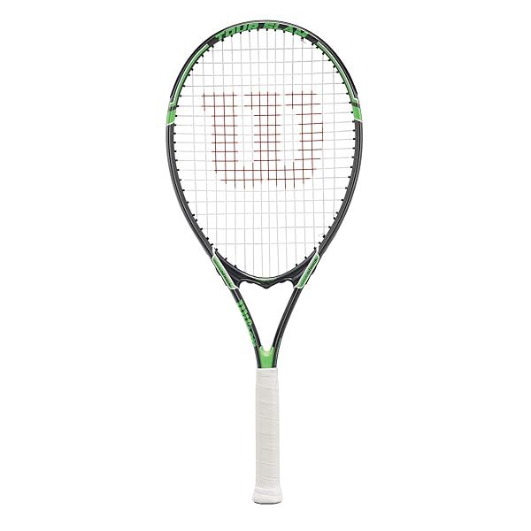 Wilson Tour Slam Strung Tennis Racquet 4 1/4-Inch - Black/Green | Perfect for All Skill Levels