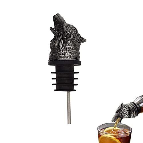 Premium Stainless Steel Wine Aerator Pourer & Stopper - Retro Style Liquor Pourer for Perfect Wine Serving