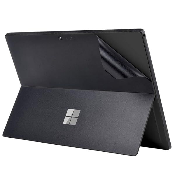 XISICIAO Ultra-Thin Protective Skin for Surface Pro 6 & Pro 5 - Frosted Black Vinyl Decal Sticker