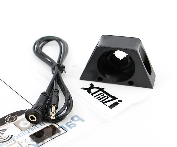 Xtenzi 3.5mm Aux Input Extension Cable Kit for Car & Marine Dashboard - 1 Meter Flush Mount