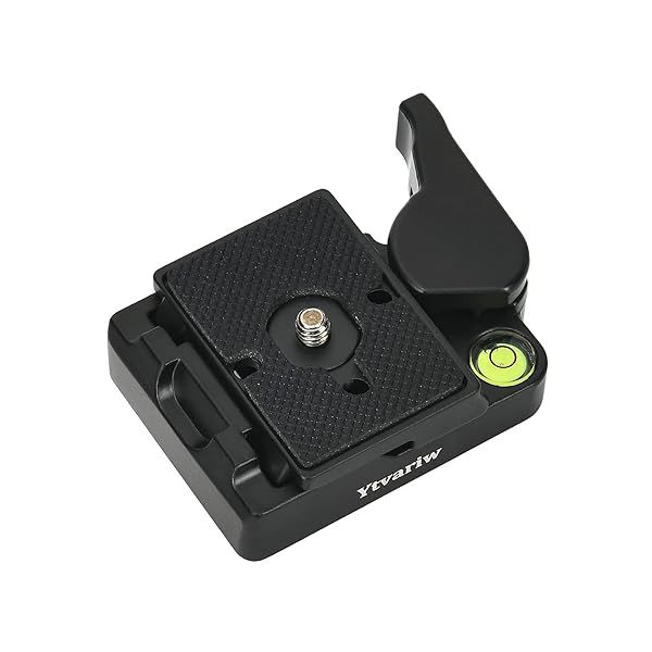 Ytvariw 323 RC2 Quick Release Plate Adapter for Manfrotto Monopods & Tripods - Fast Connect Solution