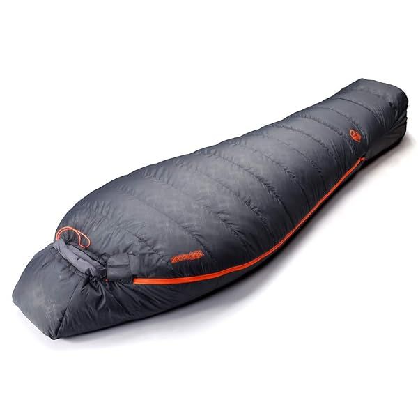 ZOOOBELIVES 10 Degree F Hydrophobic Down Sleeping Bag for Adults - Lightweight and Compact 4-Season Mummy Bag for Backpacking, Camping, Mountaineering and Other Outdoor Activities  Alplive D1500