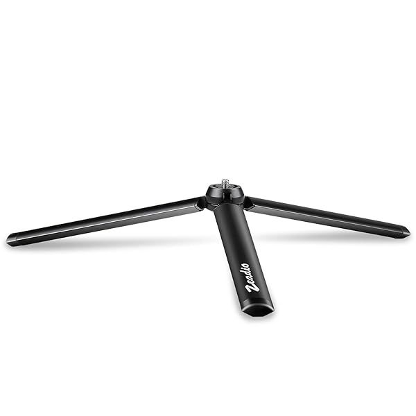 Zeadio Metal Mini Tripod: Perfect Desktop Stand for Gimbals & Cameras - Compatible with Crane, Osmo, Ronin-S & More