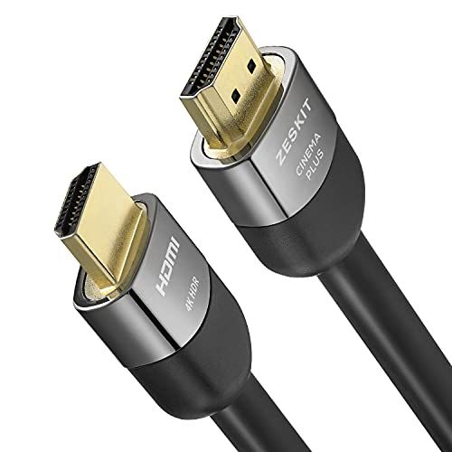 Zeskit Cinema Plus 4K 16ft HDMI 2.0b Cable: Dolby Vision, HDR, 18Gbps, CL3 Rated for In-Wall Use