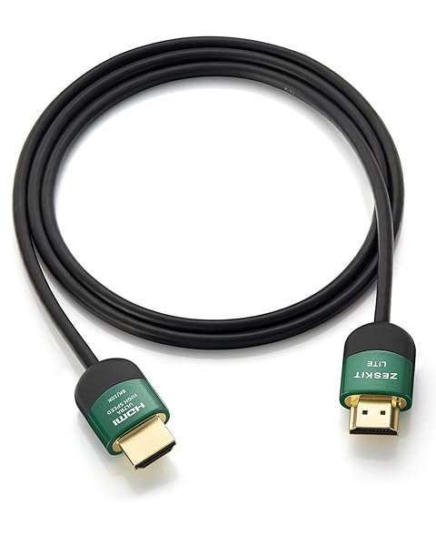 Zeskit Lite 48Gbps HDMI Cable 5ft: 4K120, 8K60, eARC, HDR - Compatible with Apple TV, Xbox, PS5 & More