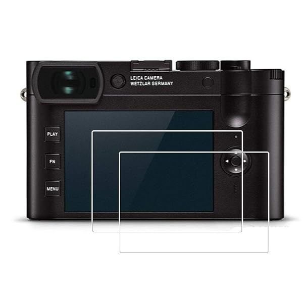 Zshion 9H Tempered Glass Screen Protector for Leica Q2 - Anti-Fingerprint, Bubble-Free, Crystal Clear (2 Pack)