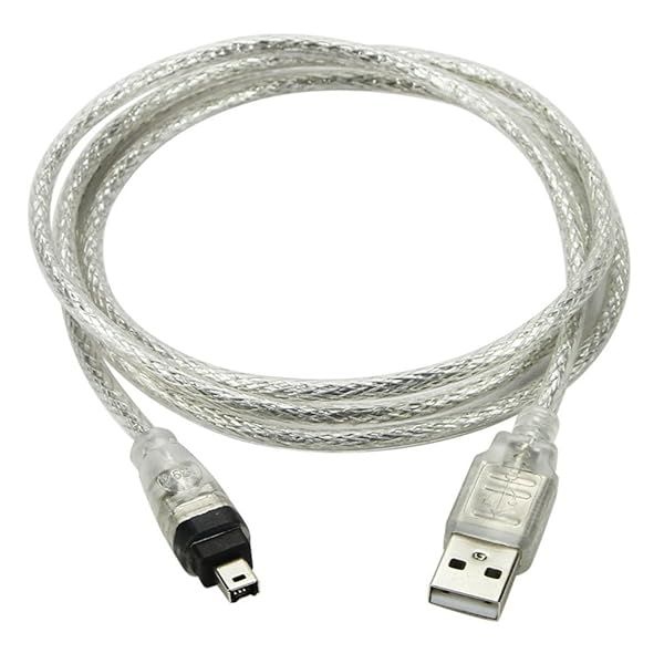 Chenyang DCR-TRV75E Firewire to USB Cable - 1m USB 2.0 to IEEE 1394 iLink for Easy Connectivity