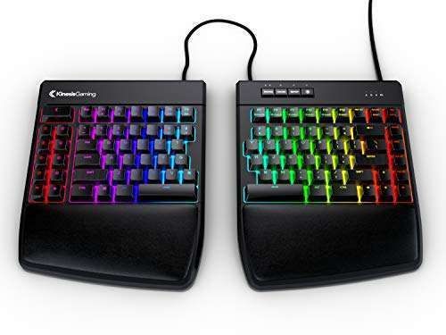 Buy KINESIS Freestyle Edge RGB Split Mechanical Keyboard | Cherry MX Speed | Ergonomic TKL with Detachable Palm Support