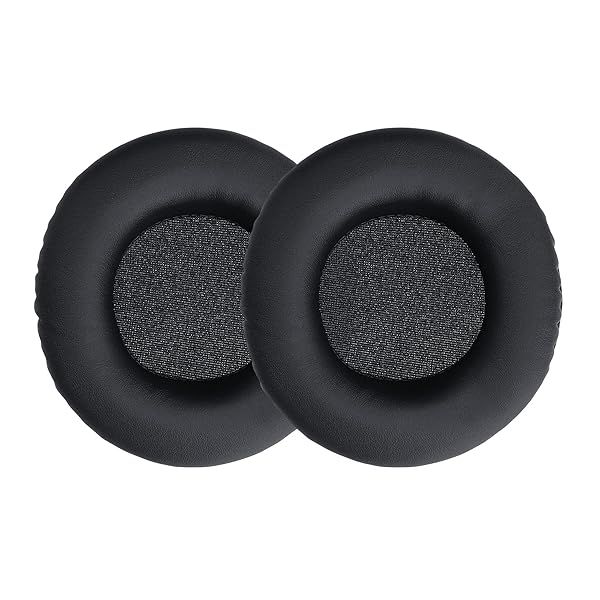 KWMobile Ear Pads for Pioneer HDJ 2000/1000/1500 - 2X Black Replacement Earpads for Ultimate Comfort