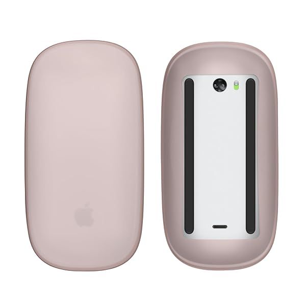 KWMobile Silicone Cover for Apple Magic Mouse 1/2 - Soft Dusty Pink Grip Protector