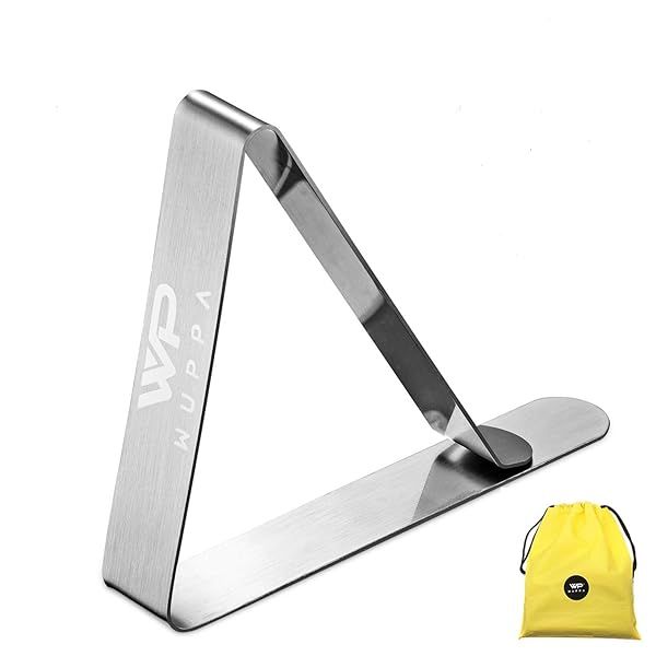 12 Pack Heavy Duty Stainless Steel Tablecloth Clips for Outdoor & Picnic Tables - Large Size & Durable Design