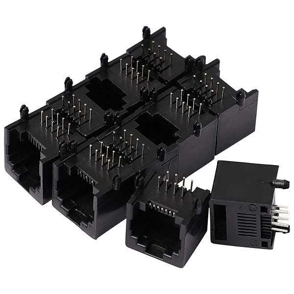 Buy uxcell 10 Pcs RJ45 8P8C PCB Jack Modular Ethernet Connectors - Fast Shipping & Quality Network Solutions
