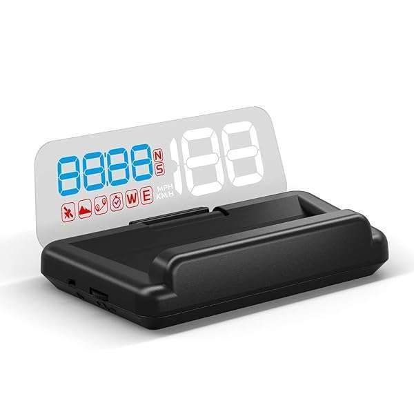 Wiiyii T900 Universal Car HUD: Satellite Clock & Driving Stats for All Vehicles