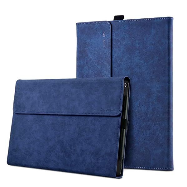Xisiciao Slim Case for Surface Pro 7/6/5/4 - Lightweight, Multi-Angle with Stylus Holder & Type Cover Compatibility