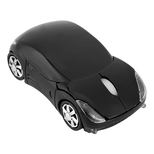 Yoidesu 2.4G High-Precision Optical Mouse with Receiver Compartment for Windows XP/Vista/7 - Mini Bluetooth (Black)