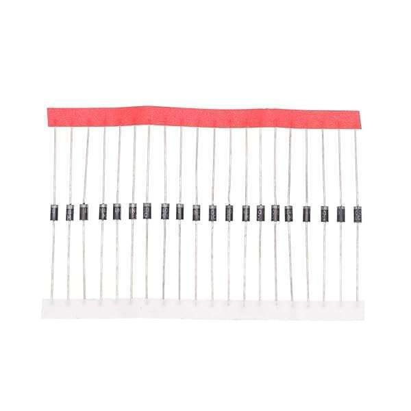 100PCS 1N4006 Rectifier Diode 1A 800V DO-41 - High-Quality Axial Diodes for Reliable Performance