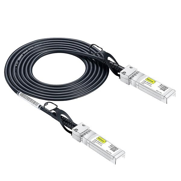 10Gtek SFP+ DAC Twinax Cable Passive 2 Meter Compatible with Intel XDACBL2M High Speed Data Transfer