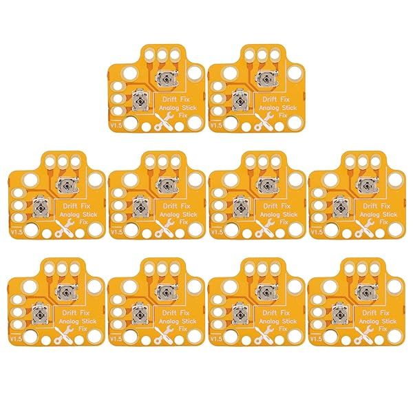 10pcs Universal Gamepad Joystick Drift Fix Mod for S/X Controllers - 3D Thumb Stick Repair Board