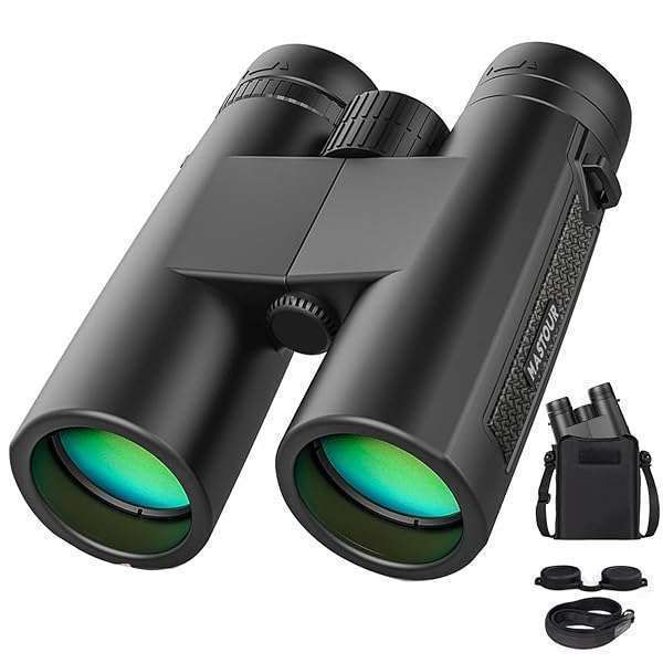 High-Powered 12x42 Binoculars for Adults & Kids - Waterproof, Easy Focus, Low Light Vision for Bird Watching & Outdoor Adventures