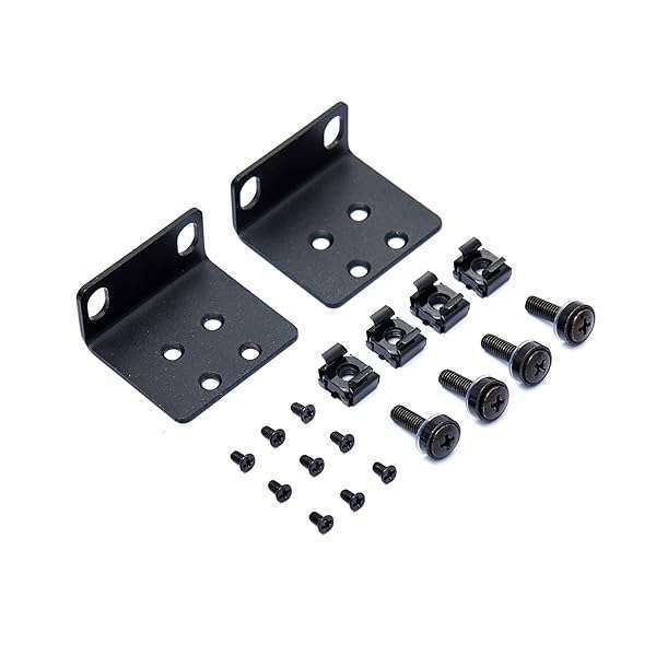 "19" Rack Mount Kit for 17.3" Switches - Compatible with Buffalo, Dell, Cisco, D-Link, NETGEAR, Linksys & TRENDnet"