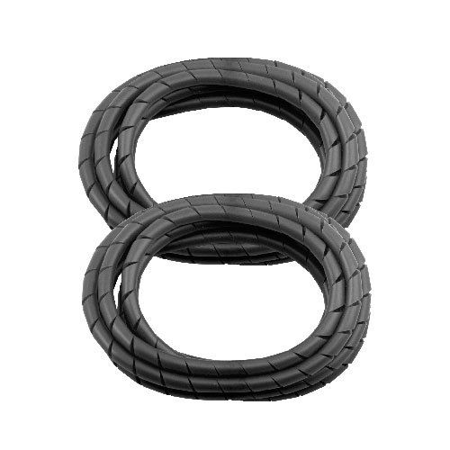 2 Pack BarberMate Premium 8' Cord Cover - Prevent Cord Tangling & Keep Your Space Neat - Black