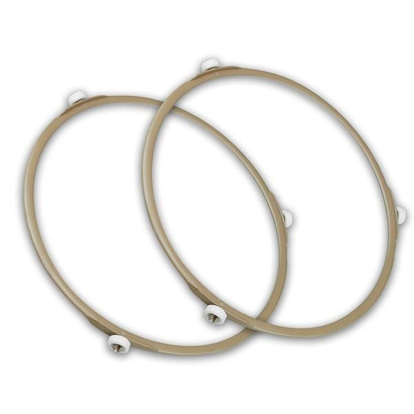 Large Microwave Oven Turntable Support Roller Ring 8.2 Inch Diameter 2 Pieces Set