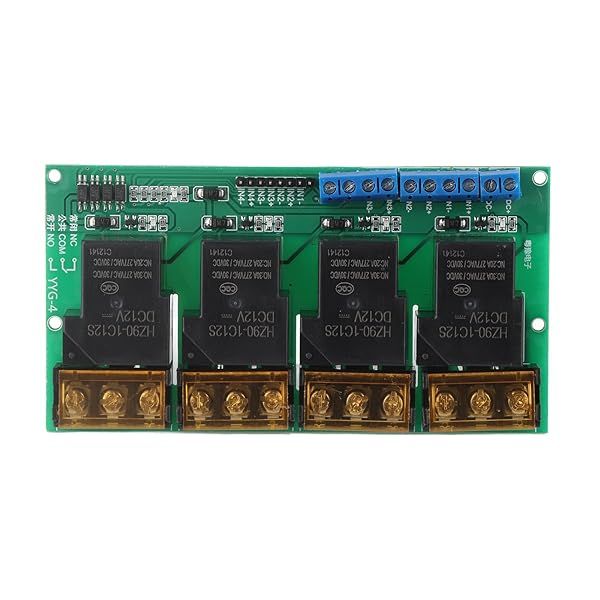 30A 4 Channel Relay Module for Raspberry Pi, DSP, AVR & ARM - 12VDC Expansion Board