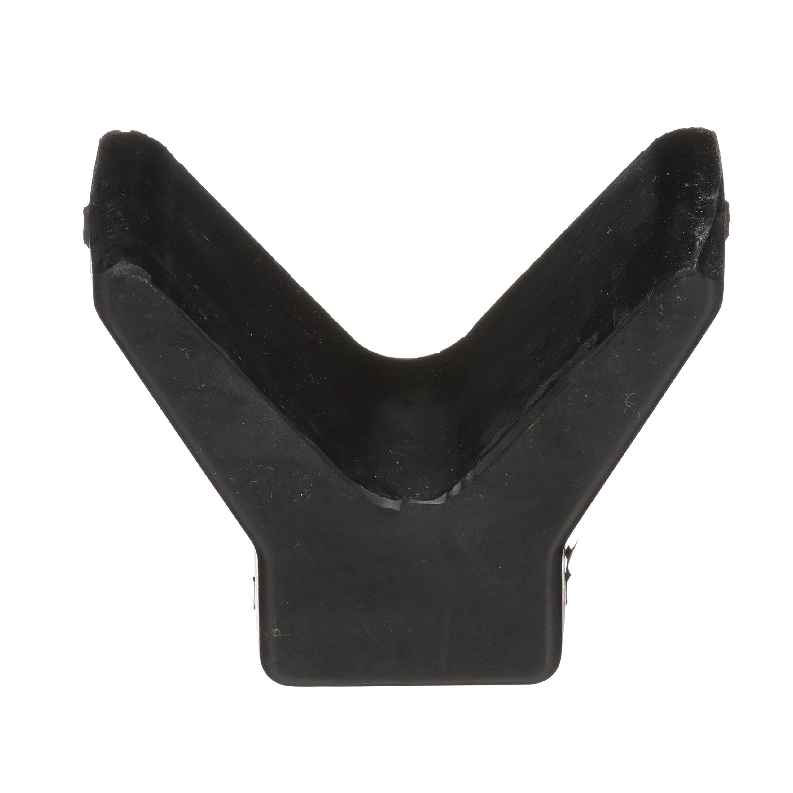 Seachoice Molded Y Bow Stop - Black Boat Trailer Accessory (2x2x3/8 in) for Enhanced Stability