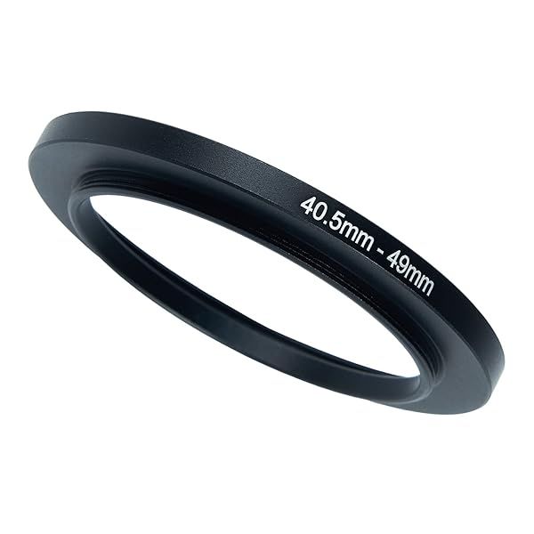 40.5mm to 49mm Step-Up Ring Filter Adapter - Metal UV ND CPL Compatible with All Brands
