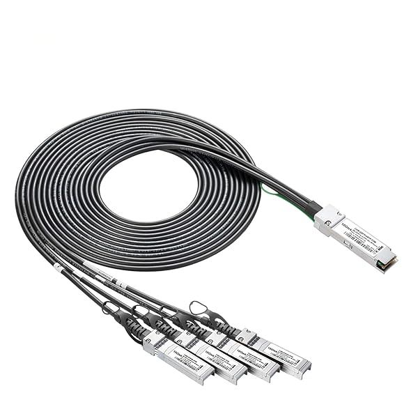 40G QSFP+ to 4xSFP+ Breakout DAC Cable - 3M Passive Direct Attach Copper for Juniper QFX Devices