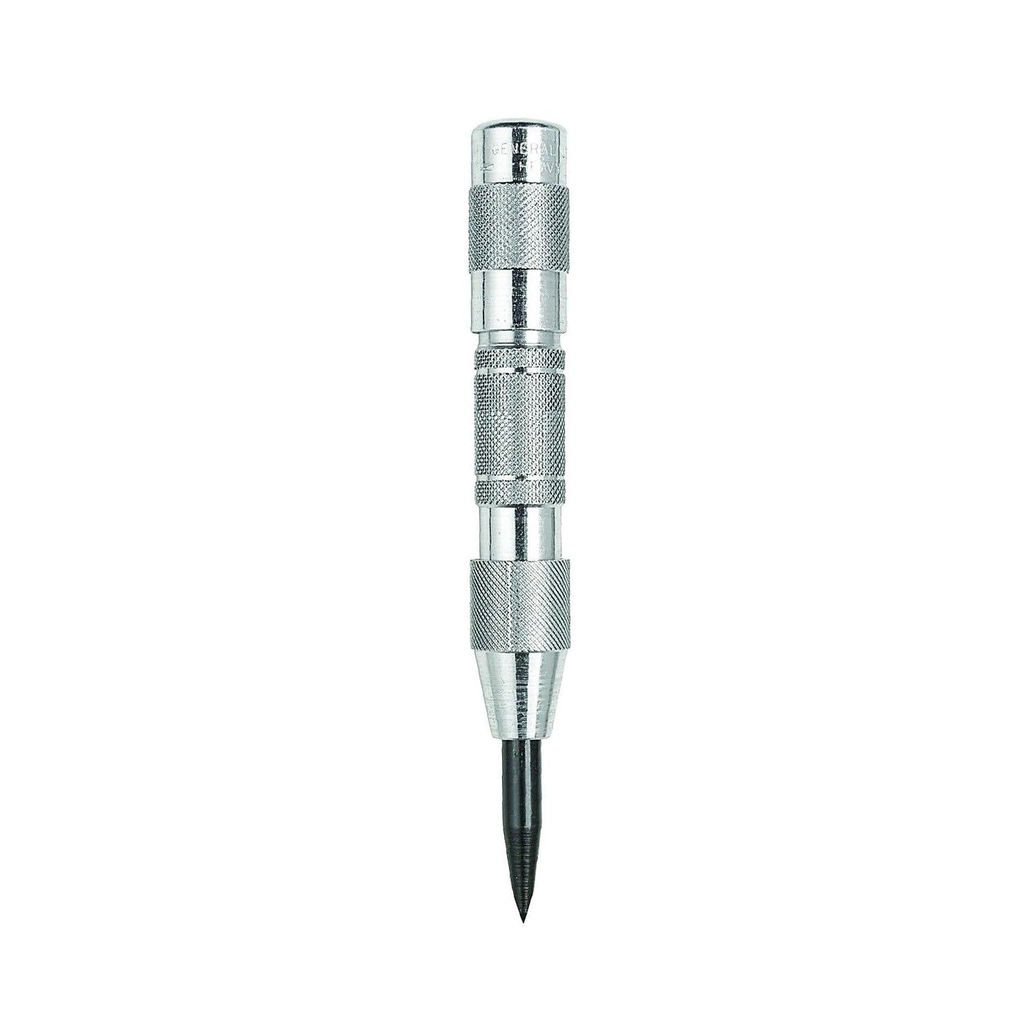 General Tools #77 Ball Bearing Automatic Center Punch - Precision Nail Marking Tool for Machinists